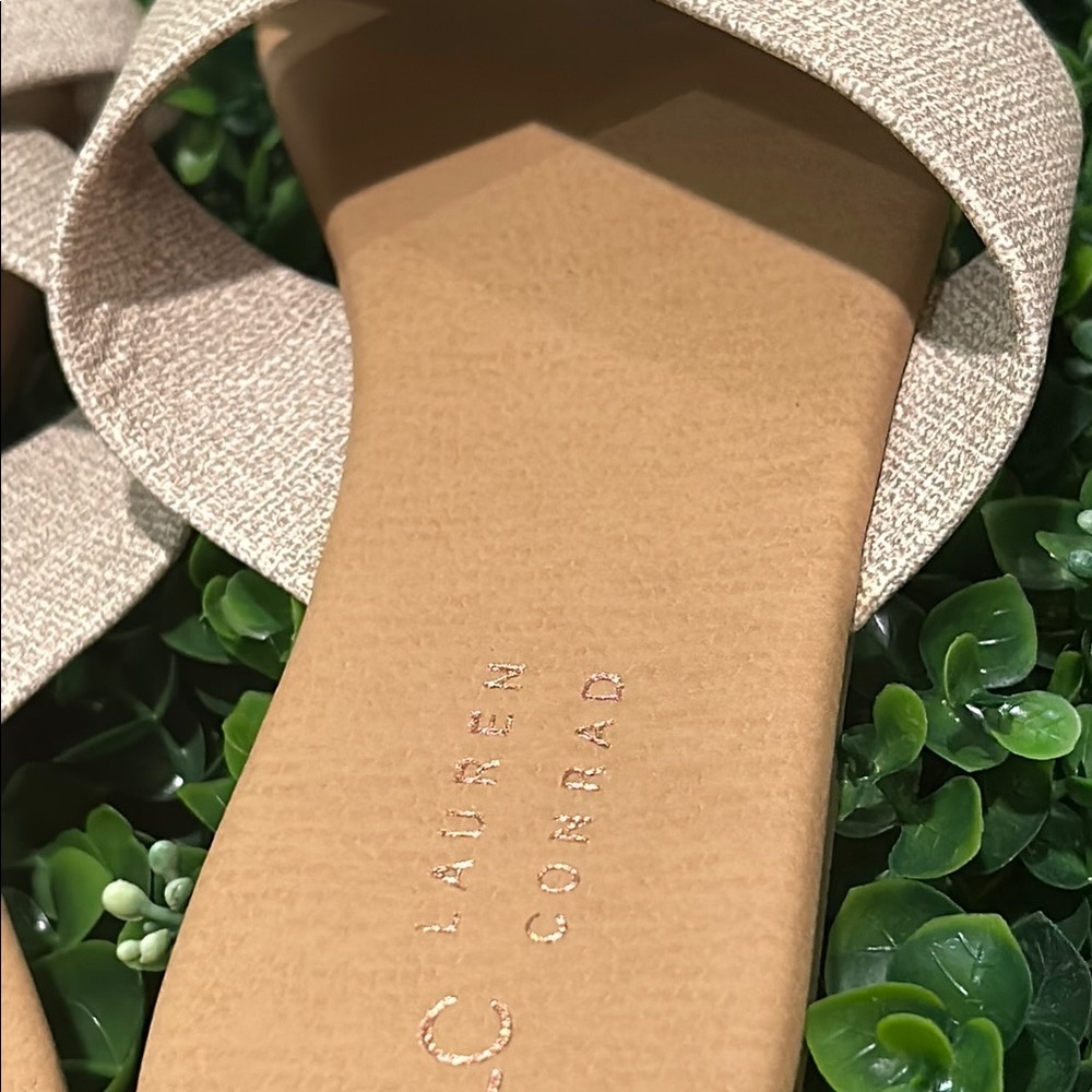LC Lauren Conrad Tan Minimalist Slide Sandals - Picture 5 of 8